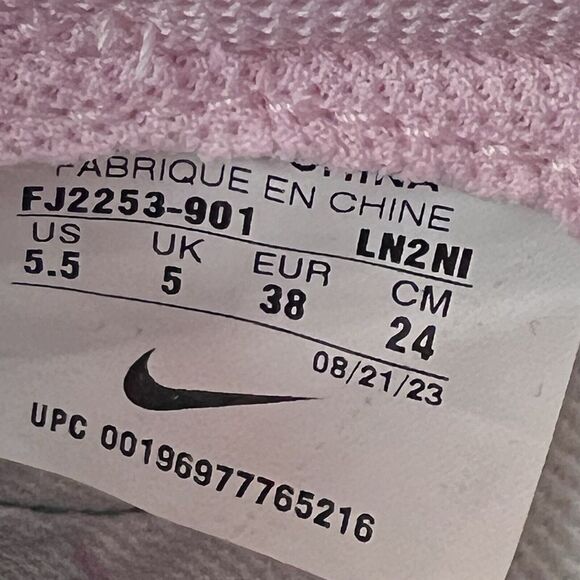 Mens 5.5 / Women 7 - Nike Dunk Low ID Pink White New Sneakers FJ2253-901 - Picture 10 of 10